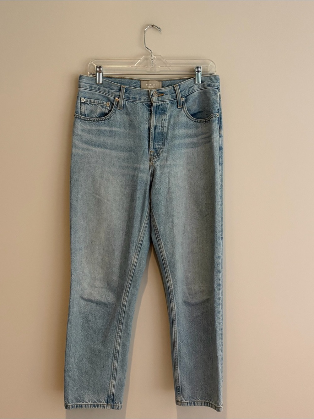 Everlane Light Blue Cropped 90’s Cheeky Organic Cotton Jeans Size 28